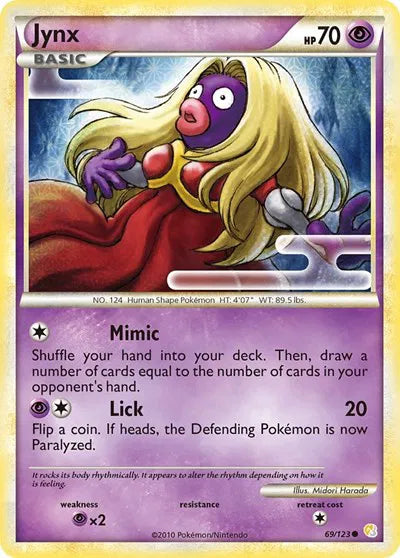 Jynx 69/123 NM EX era Pokemon card — KeepitSealdz