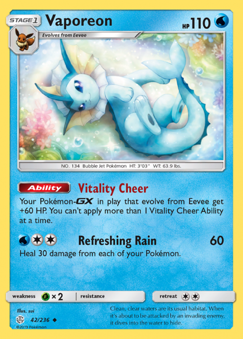 Vaporeon 42/236 - NM