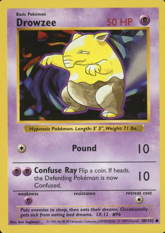 Shadowless Drowzee 49/102