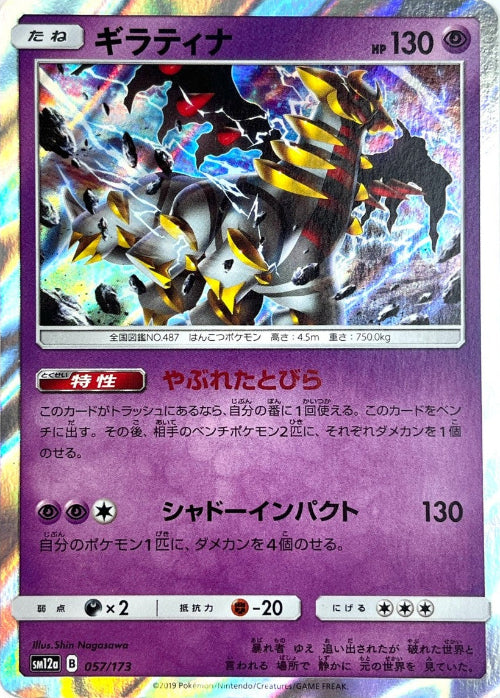 Pokémon trading card with a dragon-like creature illustration on a colorful border