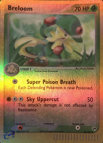 Breloom 33/100 (Reverse Holofoil) - NM