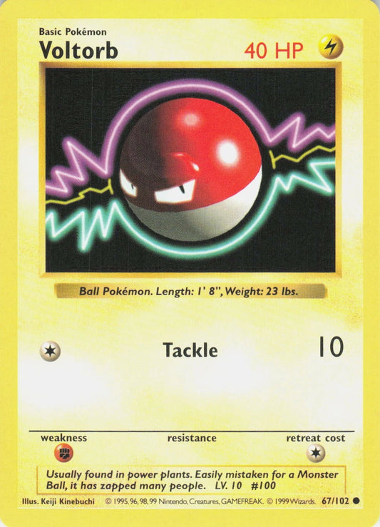 Shadowless Voltorb 67/102