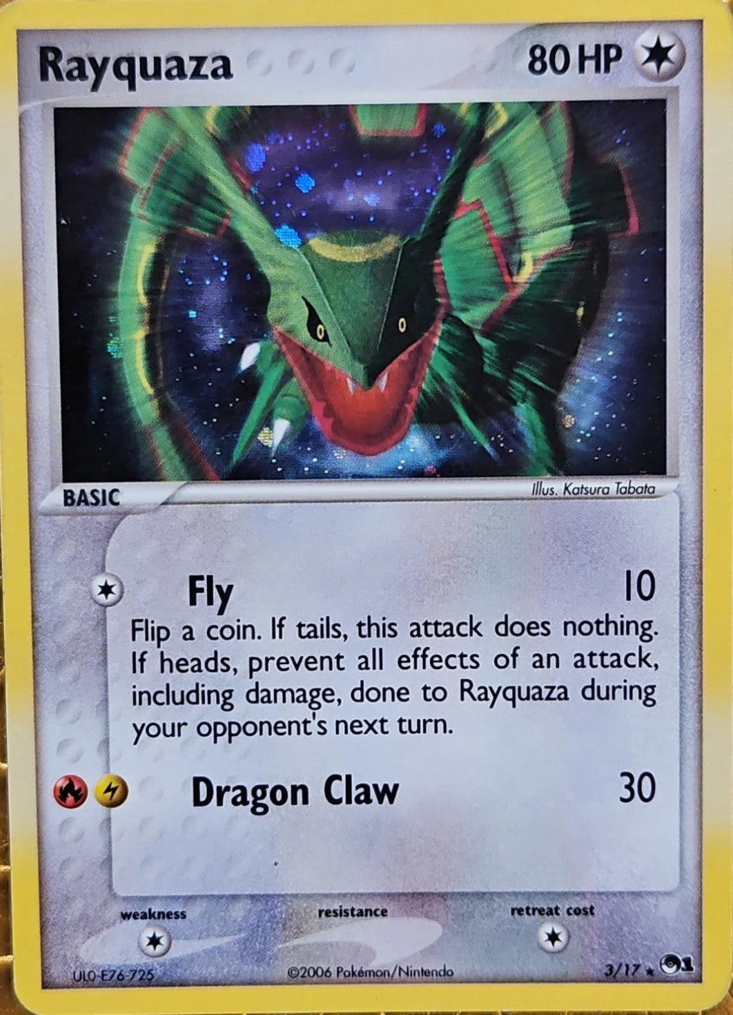 Rayquaza 3/17 (Holofoil) - NM