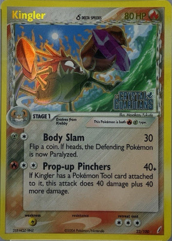 Kingler 22/100 (Reverse Holofoil) - NM