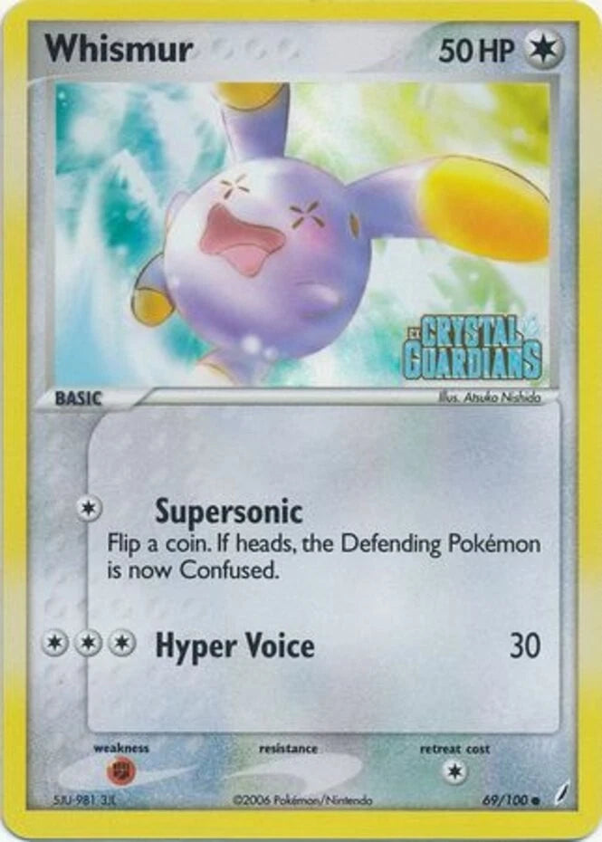 Whismur (Reverse Holofoil) 69/100 - NM