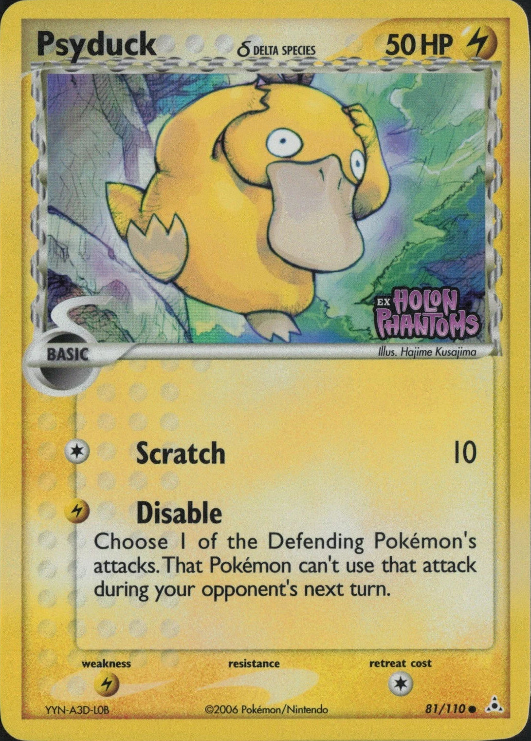 Psyduck Delta Species (Reverse Holo) 81/110 - LP-