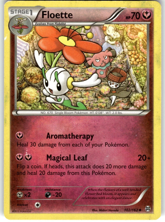 Floette 102/162 (Reverse Holofoil)- LP+