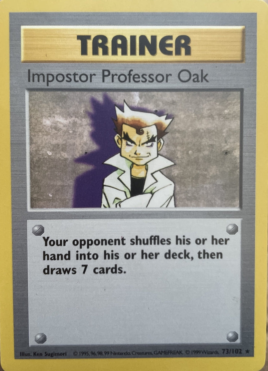 Impostor Professor Oak 73/102 - NM