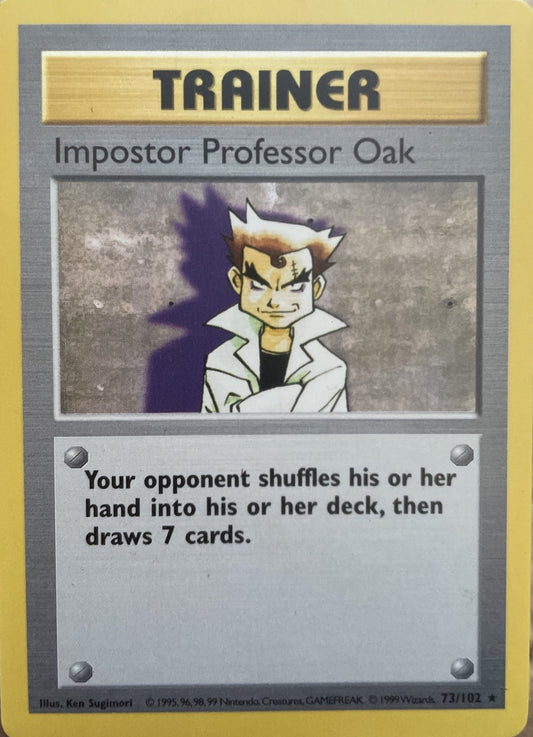 Impostor Professor Oak 73/102 - NM