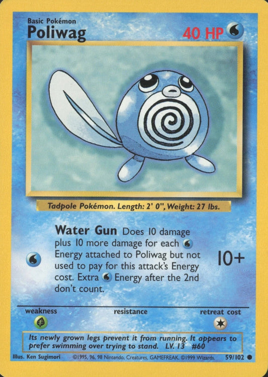 Shadowless Poliwag 59/102