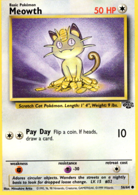 Meowth 56/64 - NM