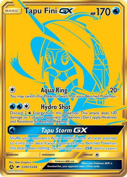 Tapu Fini GX SV92 - NM - KeepitSealdz