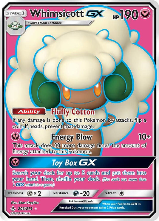 Whimsicott GX 206/214 - NM - KeepitSealdz